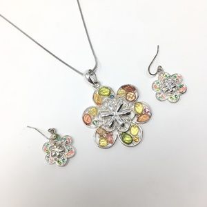 Rainbow Jeweled Flower Set